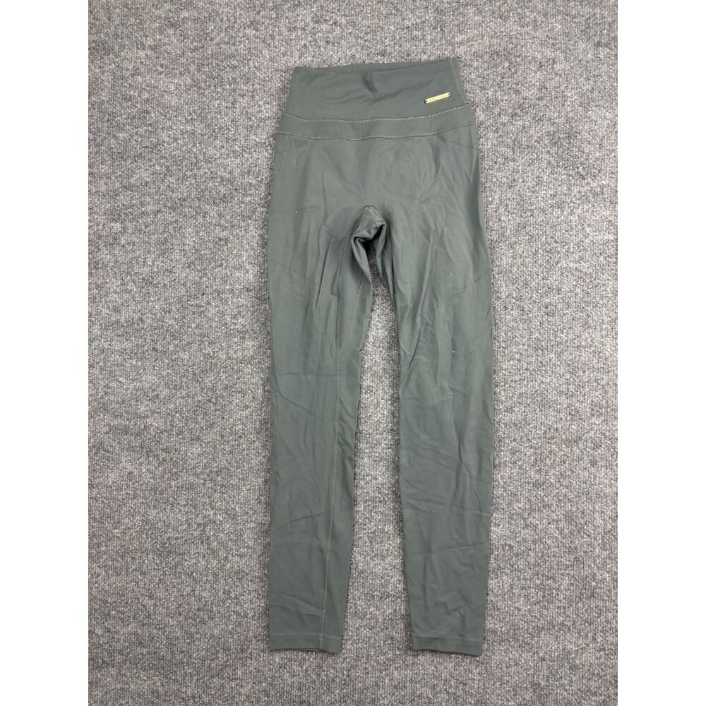 Whitney Simmons Leggings Womens Small Green High Rise Ankle Yoga Gym Workout